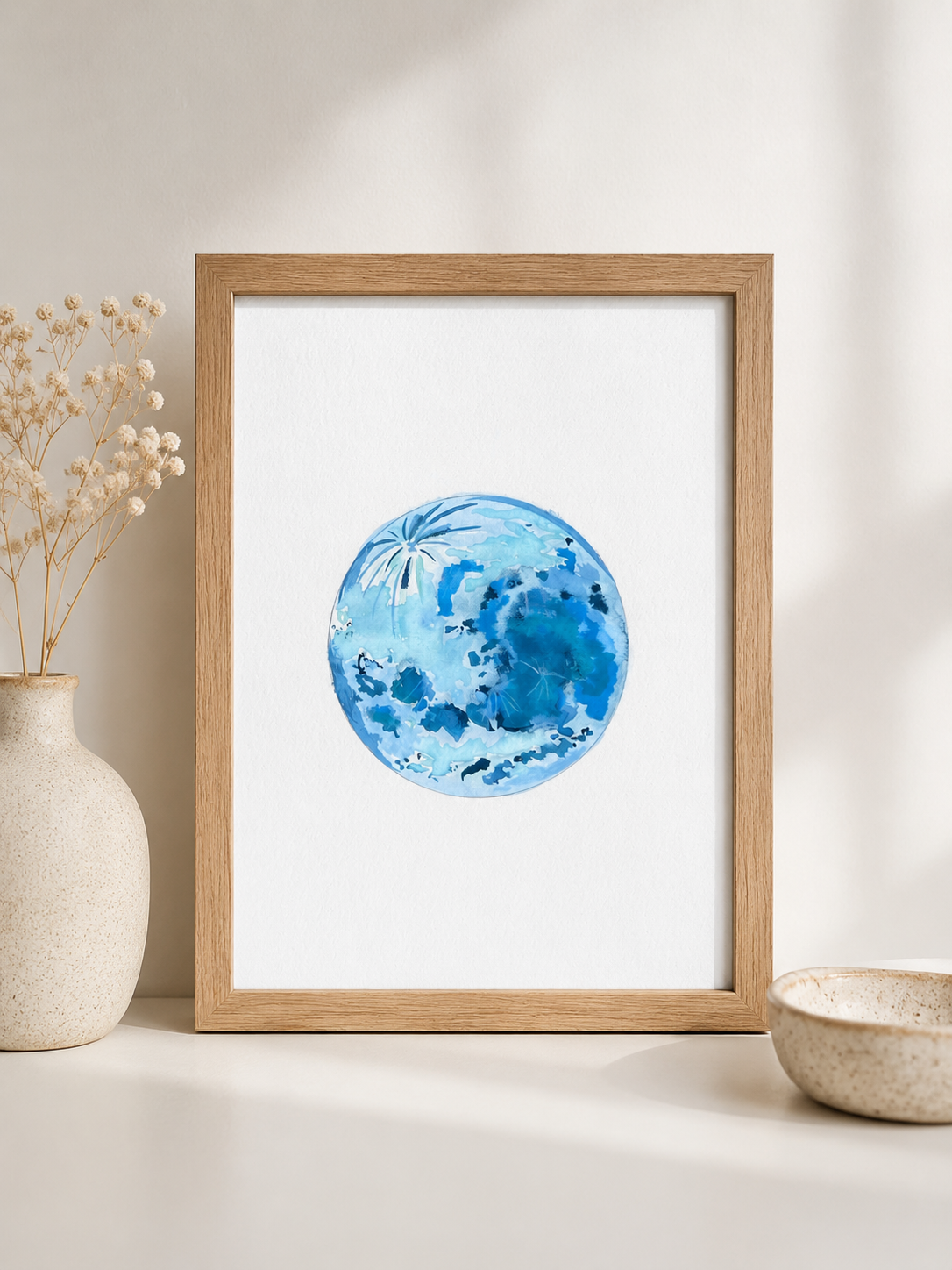 LIMITED STOCK Moon Study Watercolor original [PRE-ORDER]